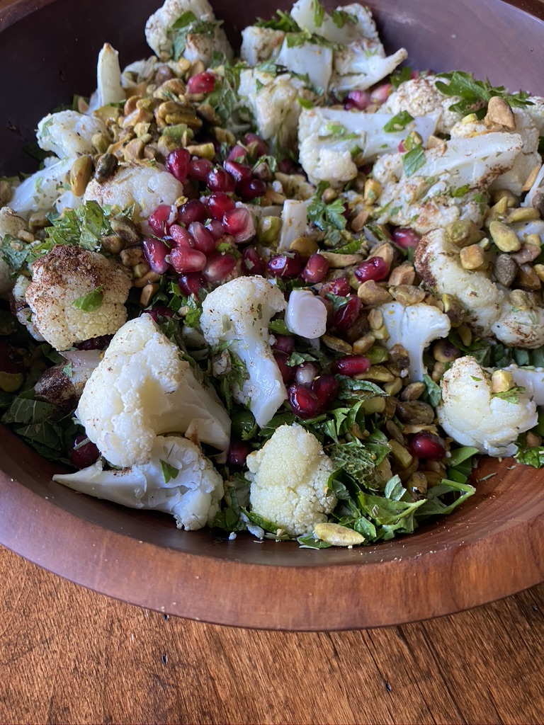 Cardamom-Spiced Pomegranate and Pistachio Salad