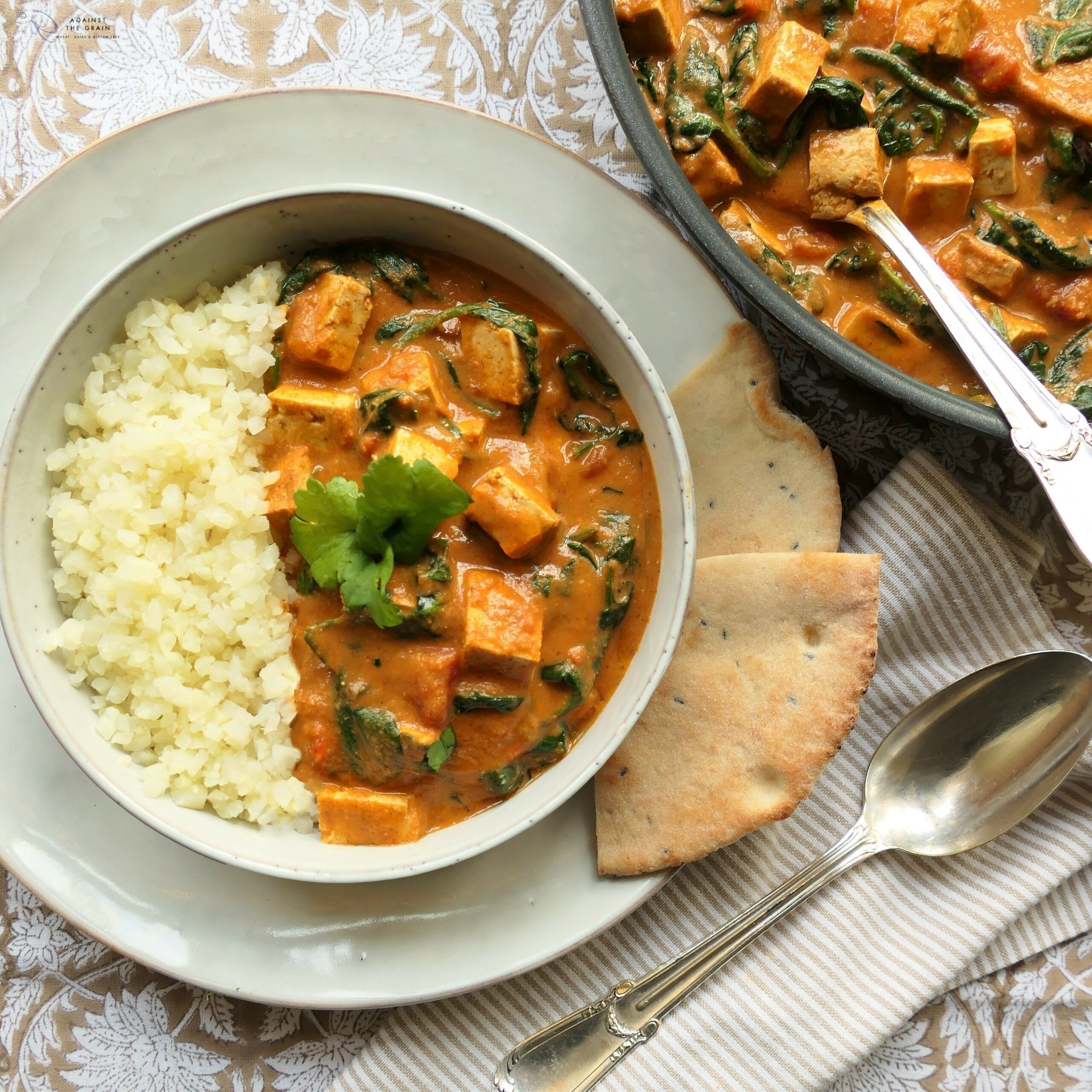 Coconut Curry with Tofu and Spinach