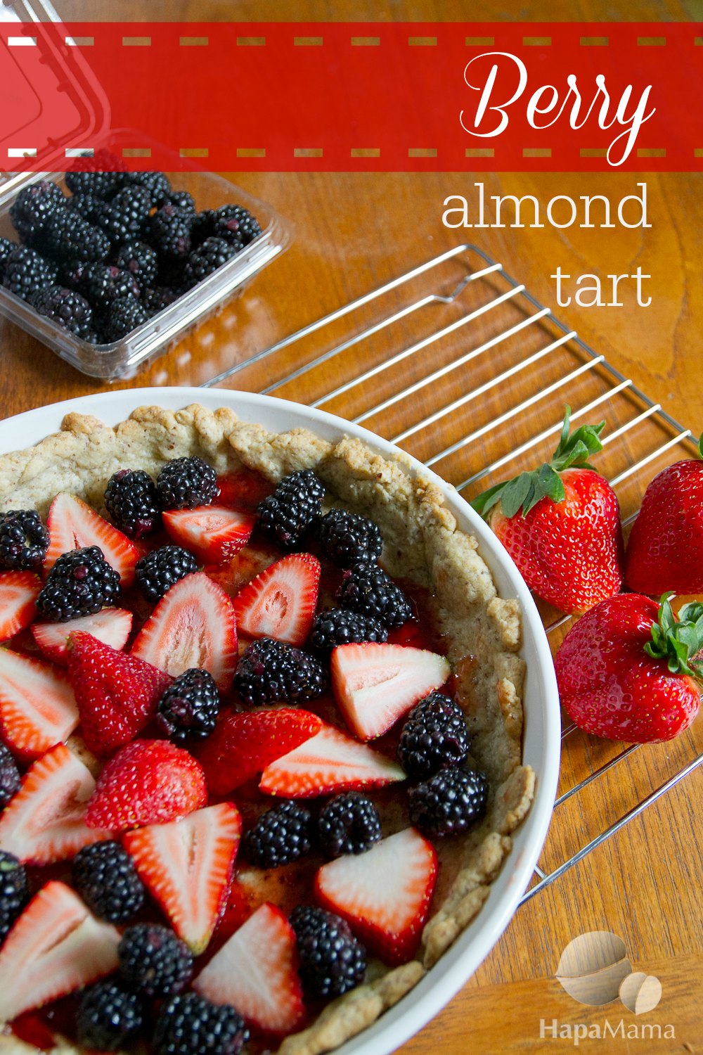 Wild Berry Tart with Almond Crust