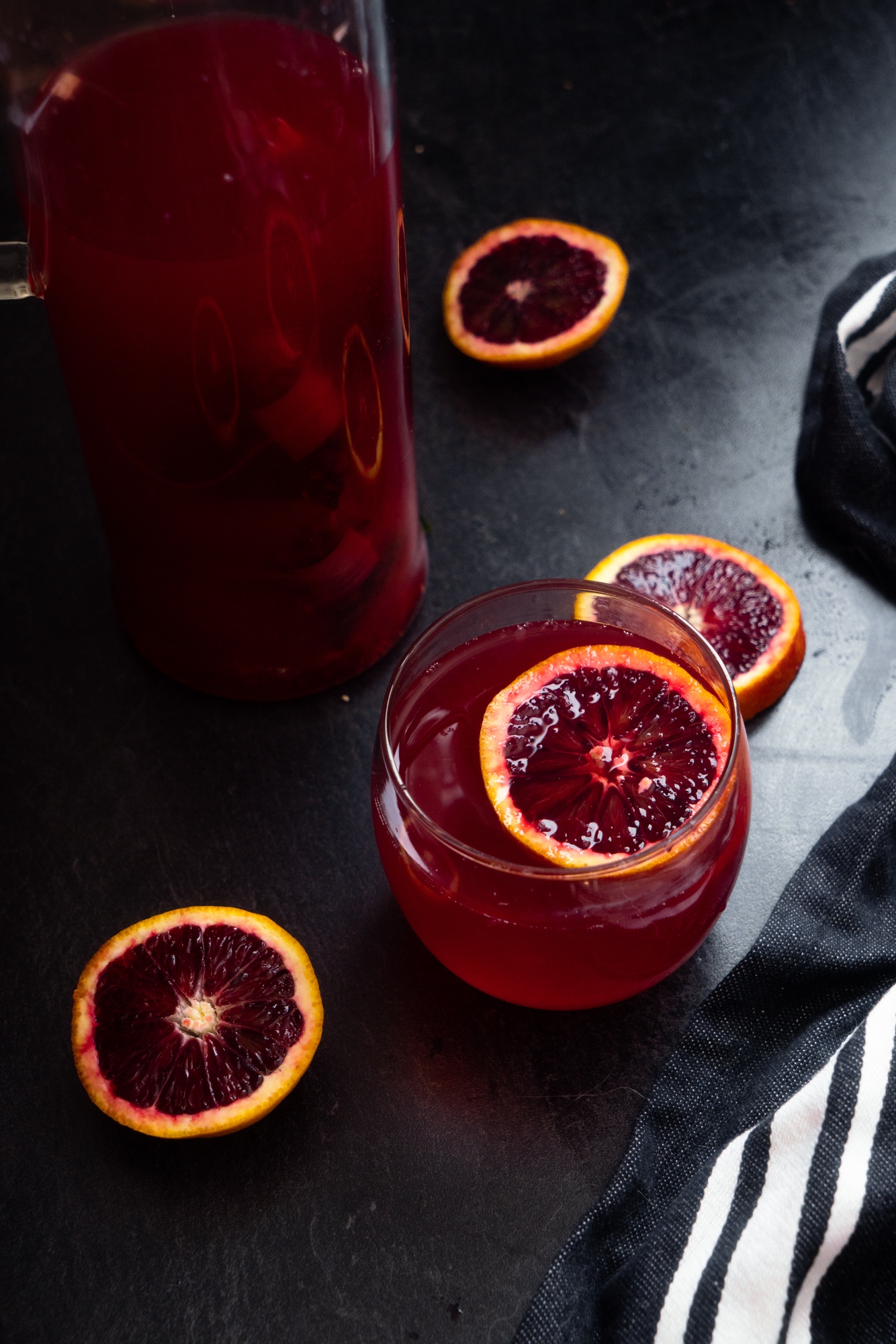 Spiced Hibiscus and Orange Chilled Punch