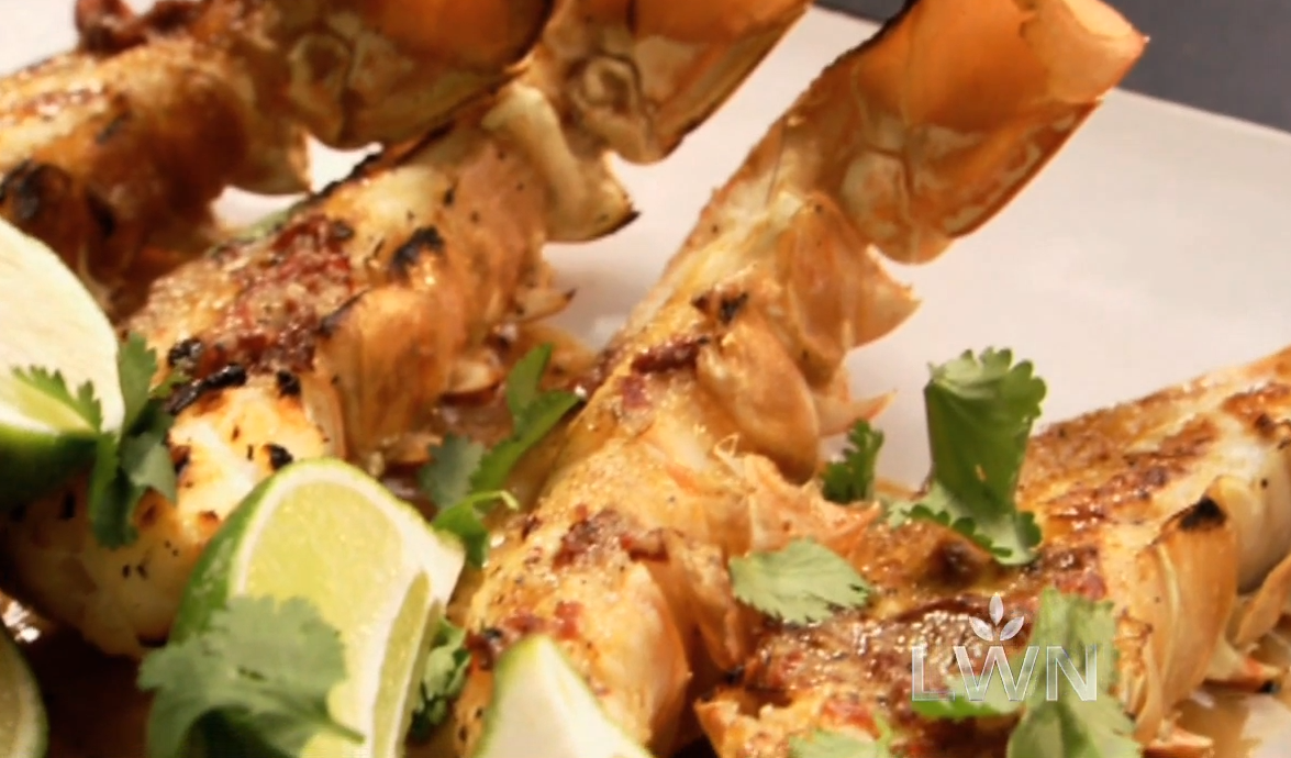 Grilled Lobster with Mojo Marinade