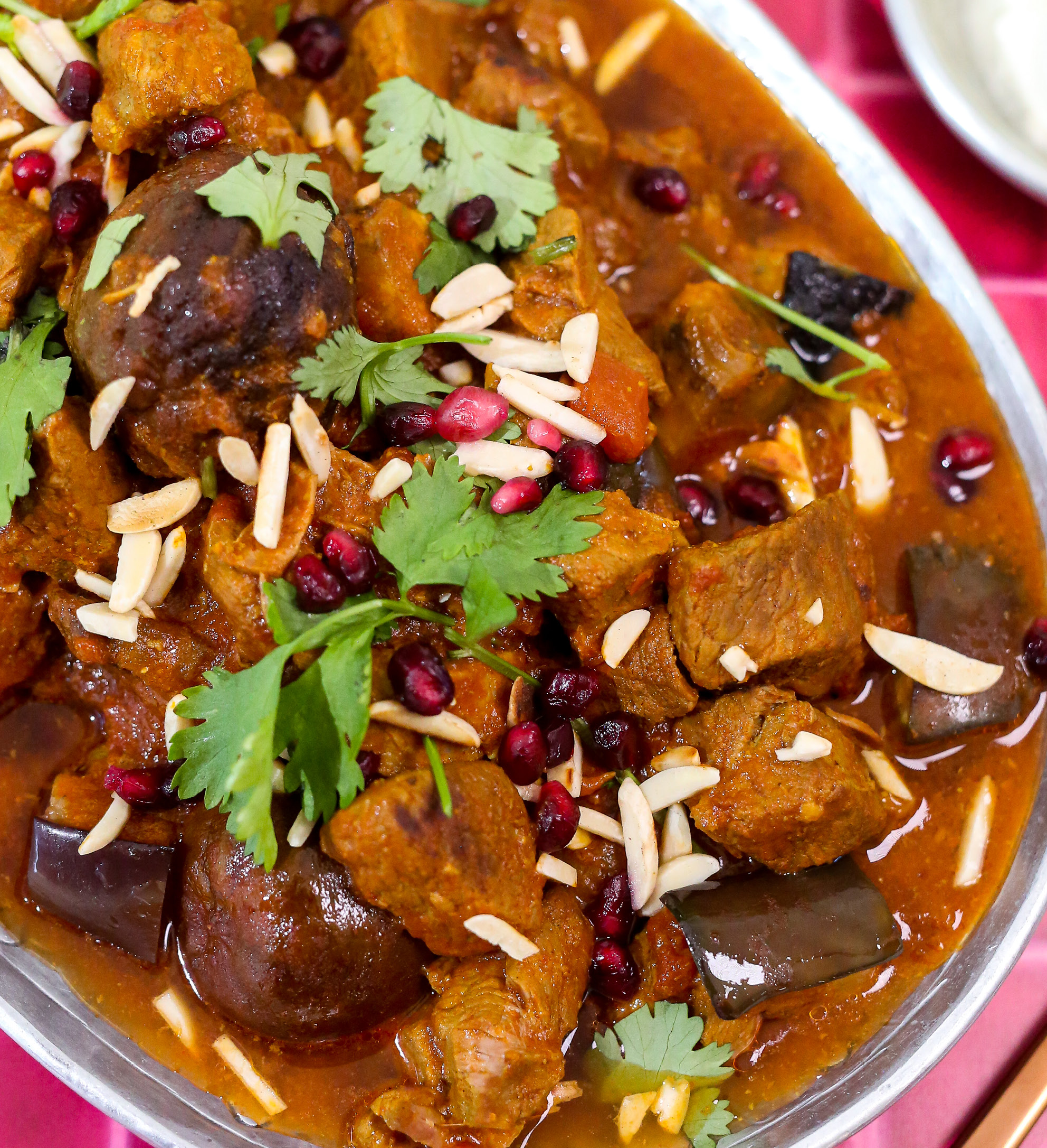 Slow-Cooked Spiced Lamb with Tomato and Chickpeas