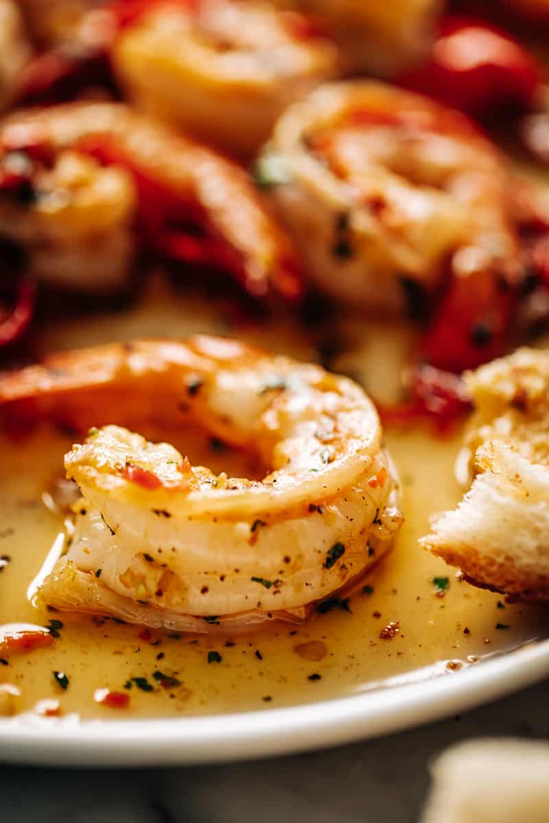 Garlic-Butter Shrimp with Calamansi and Chili Flakes