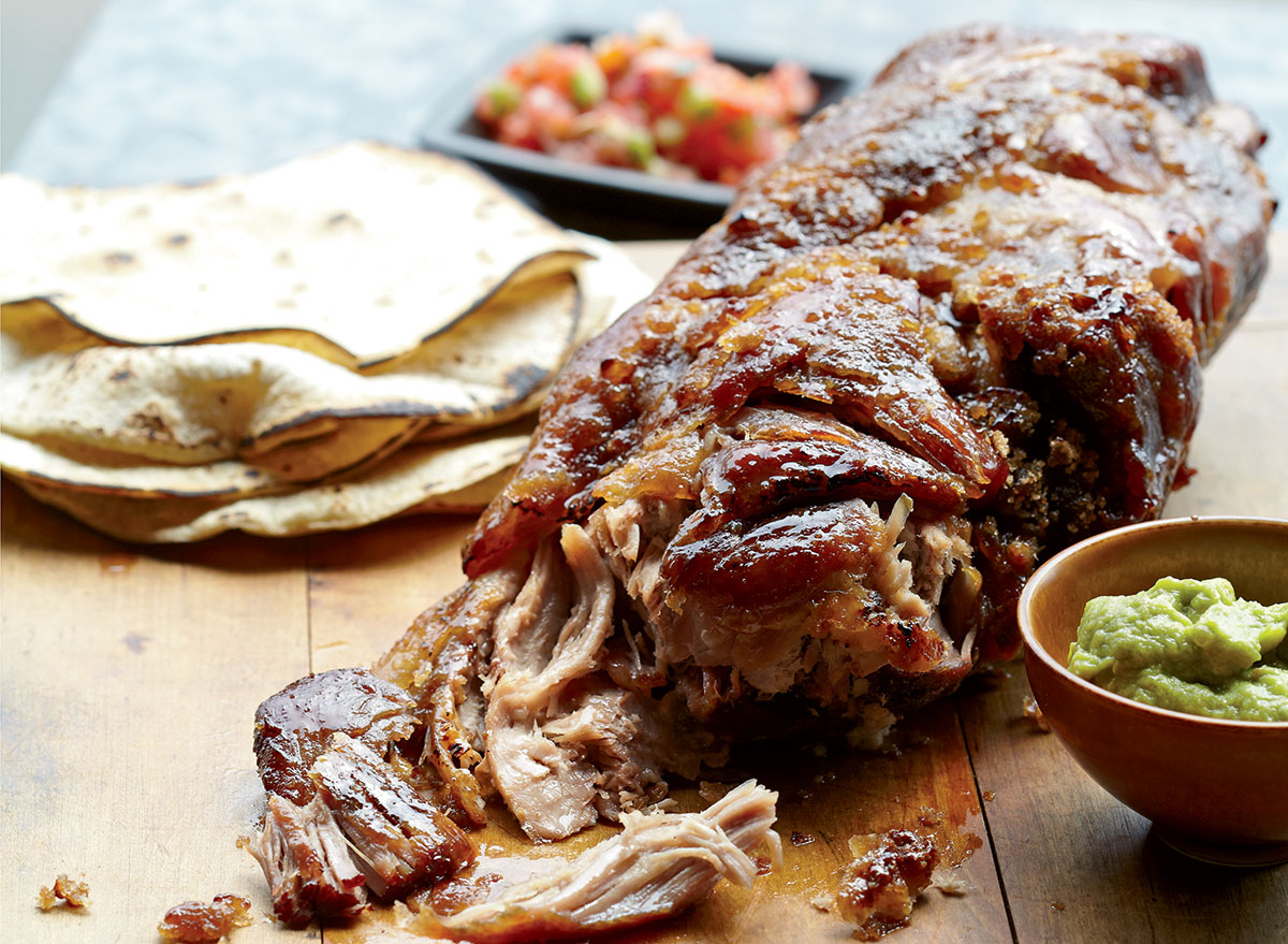 Slow-Roasted Pork Shoulder with Fuding White Tea Infusion