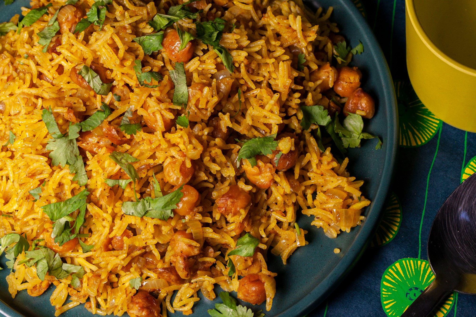 One-Pot Spiced Chickpea and Tomato Rice