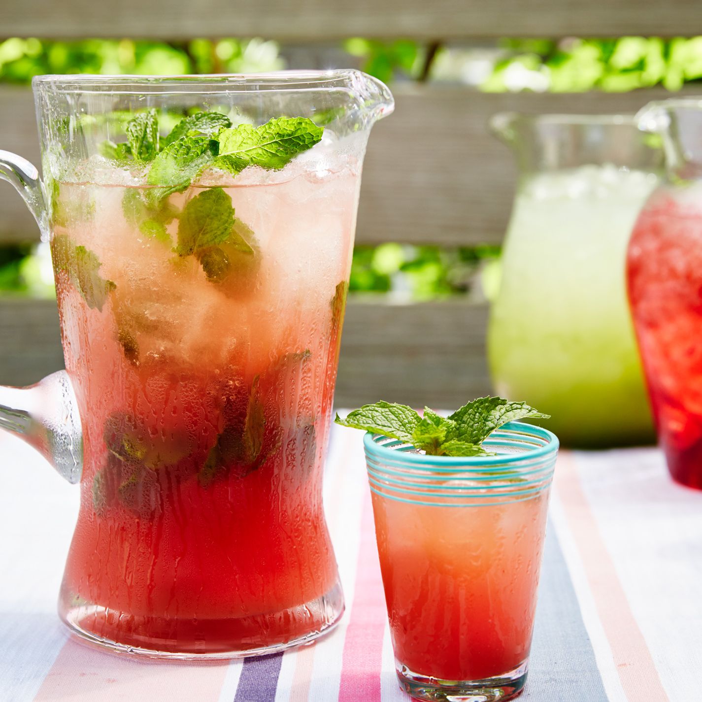 Watermelon Agua Fresca with Fresh Lime and Mint