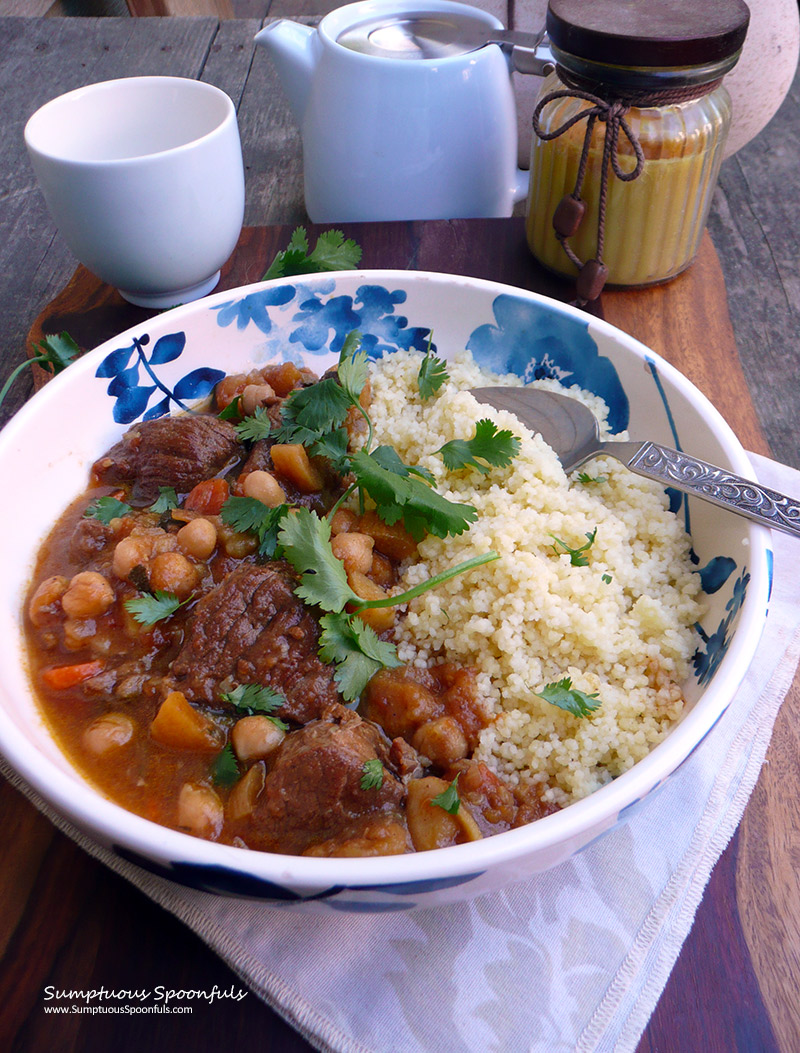 Moroccan-Spiced Lamb and Chickpea Stew