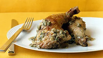 Sautéed Chicken with Danish Dill and Mustard Sauce