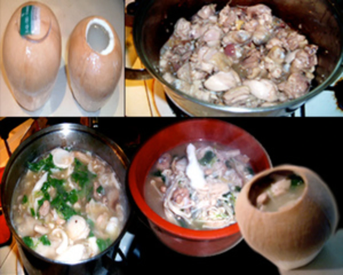 Visayan Chicken Binakol with Lemongrass and Young Coconut