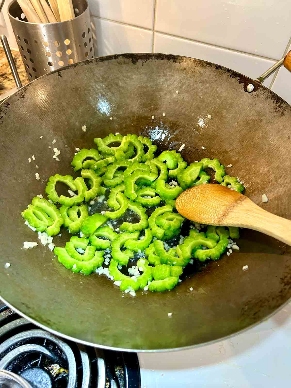 Bitter Melon Stir-Fry with Chili