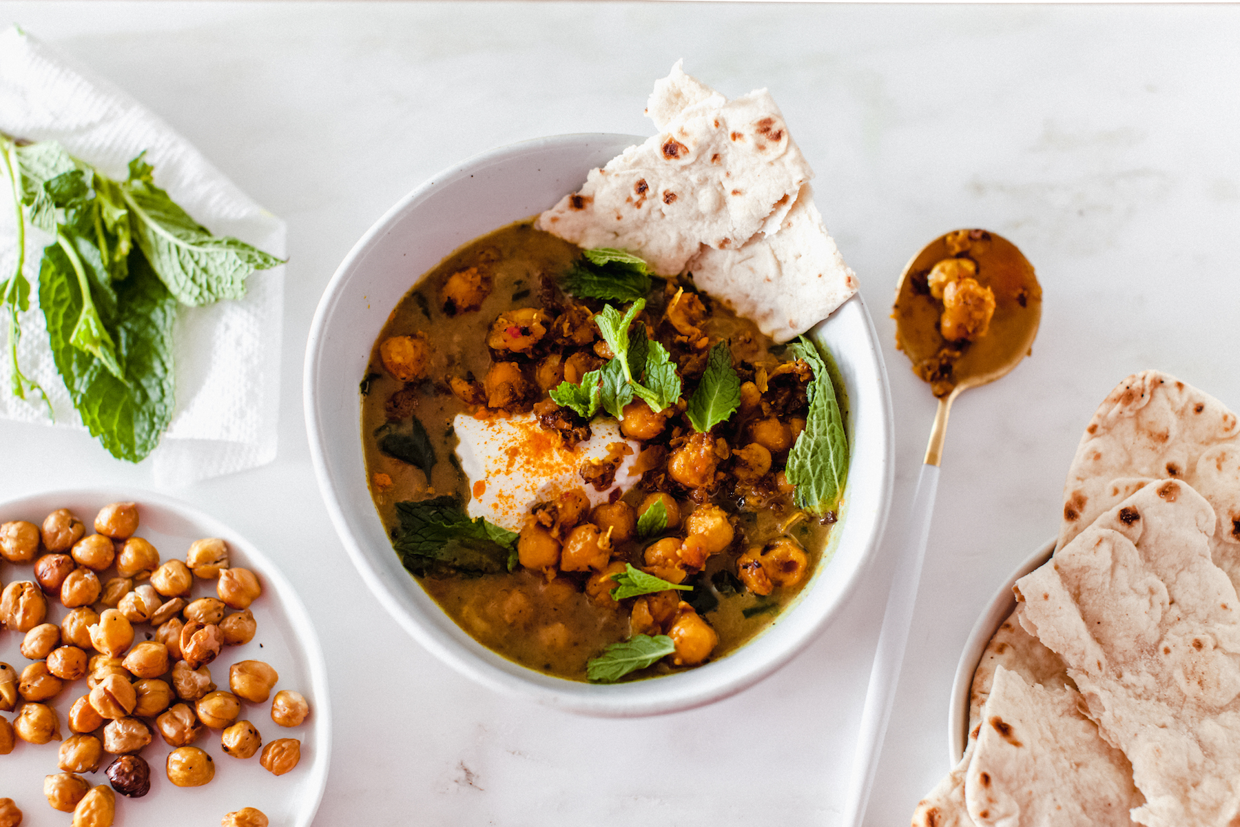 One-Pot Spicy Coconut Curry Chickpea Stew