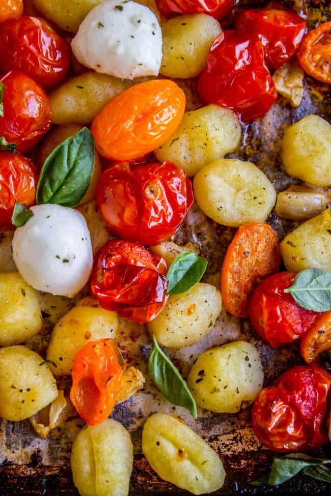 Pan-Seared Gnocchi with Roasted Cherry Tomatoes and Basil