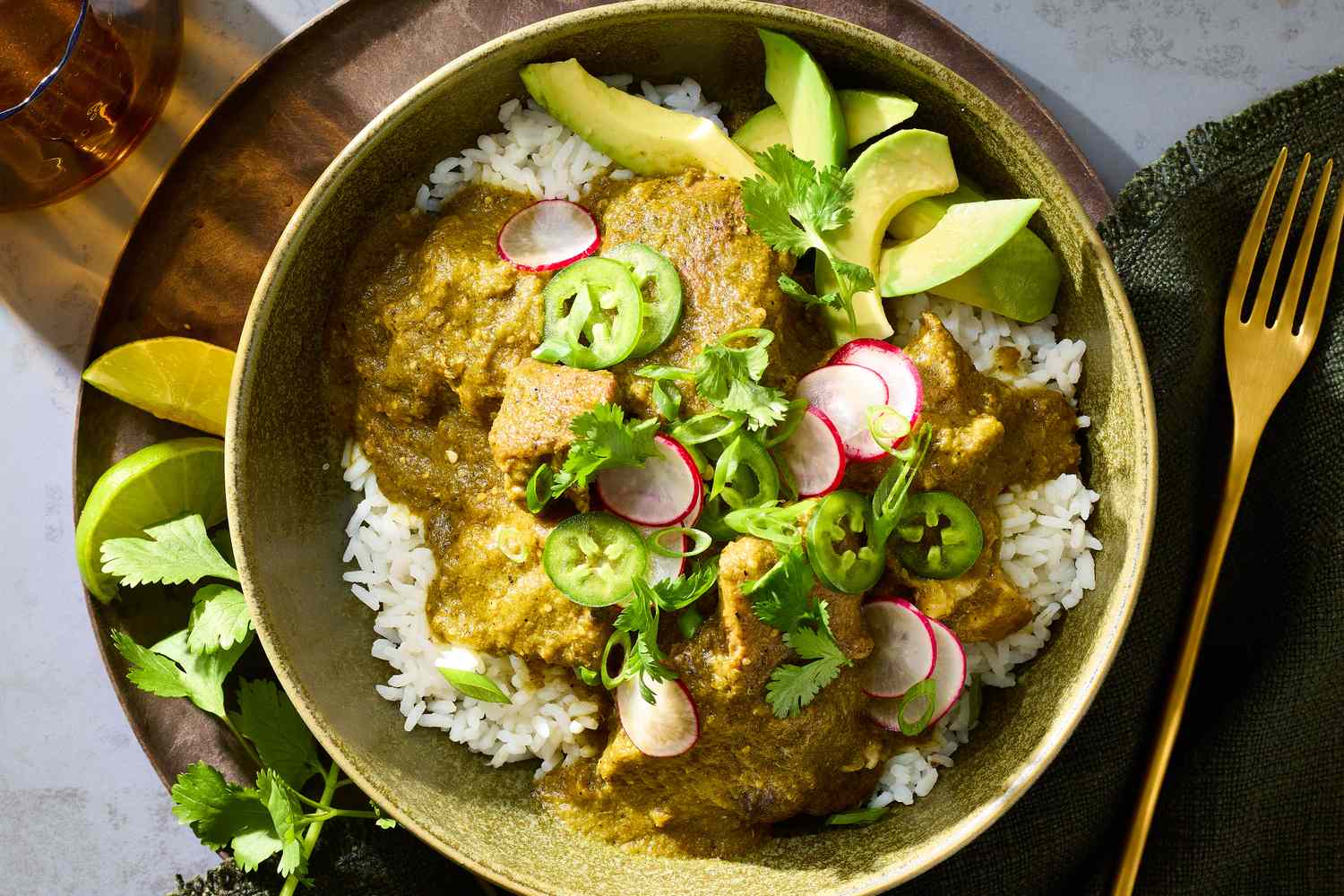 Slow-Simmered Pork Chile Verde with Tomatillos