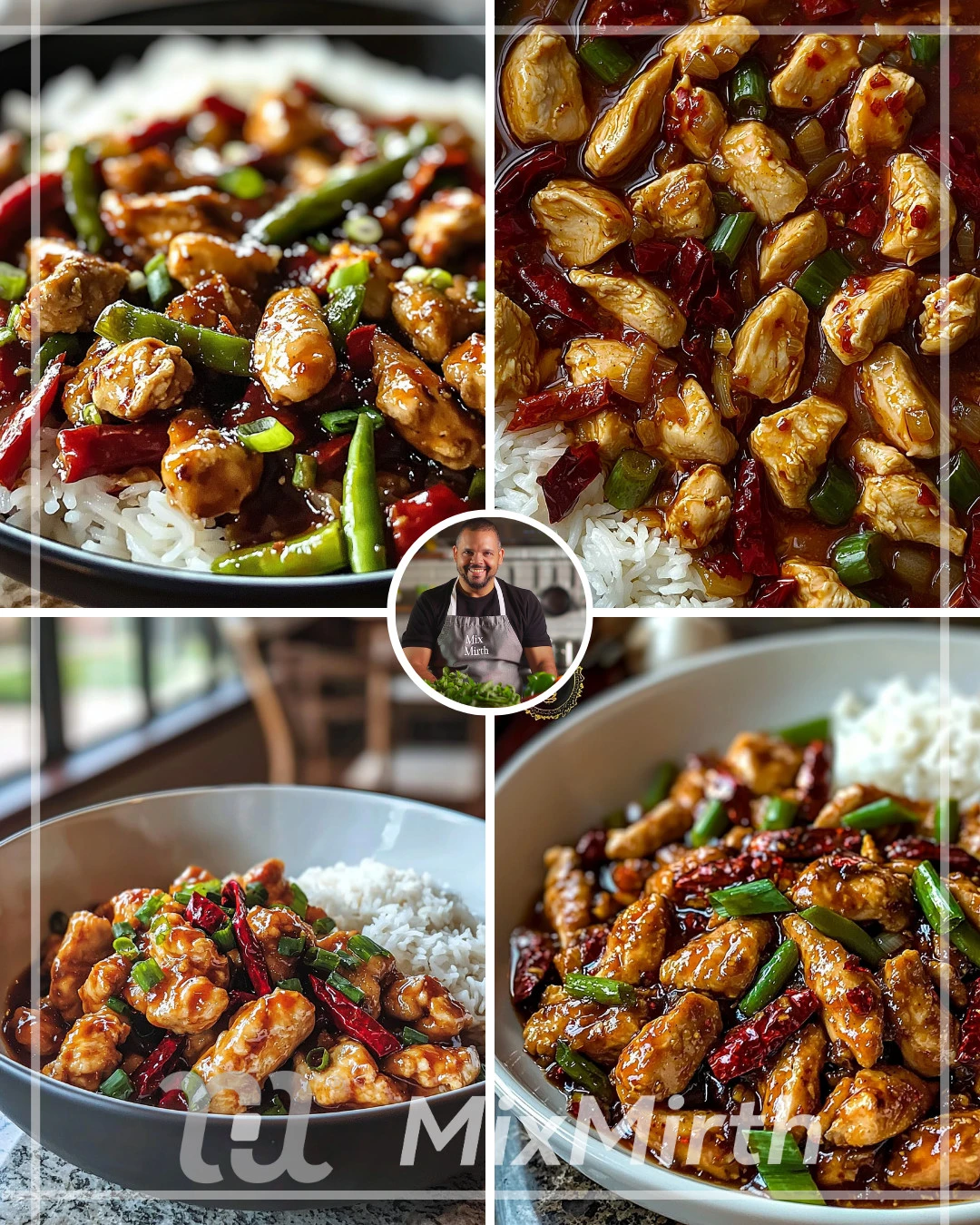Stir-Fried Szechuan Chicken with Chili and Garlic