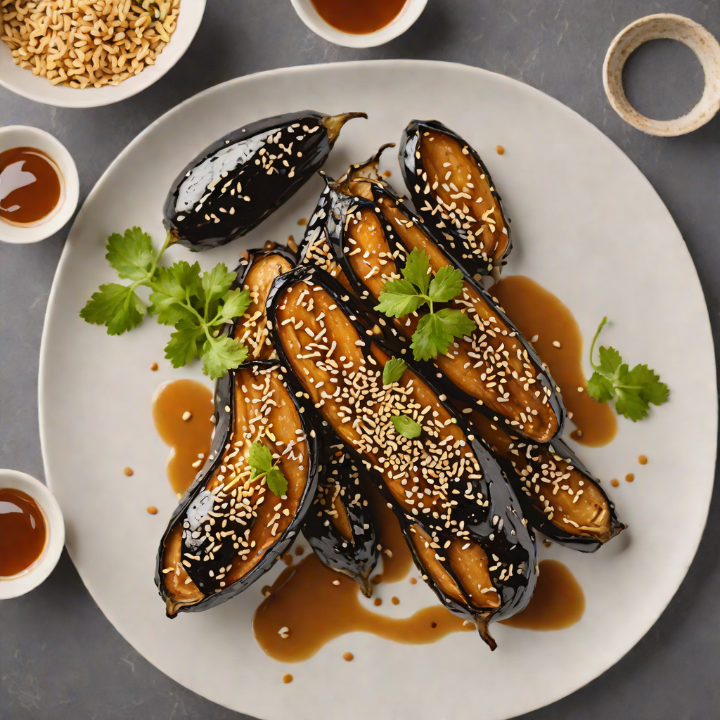 Miso-Glazed Eggplant with Sesame Seeds