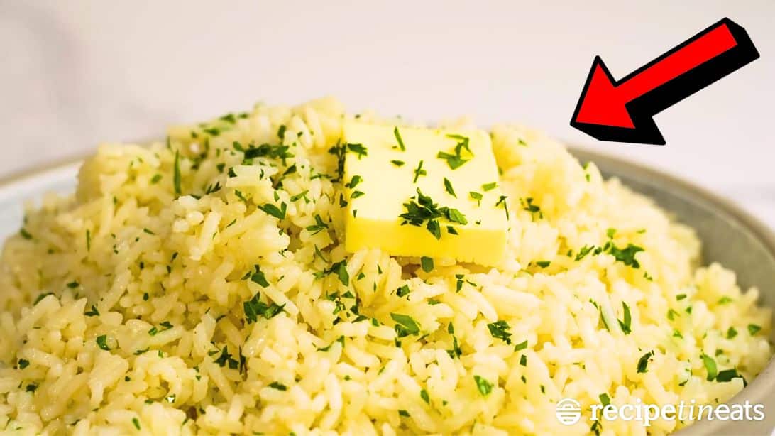 Stovetop Instant Garlic Butter Rice
