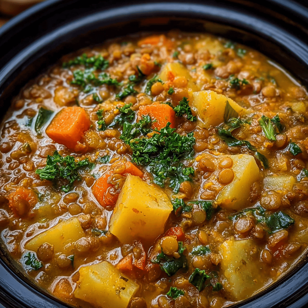 Instant Pot Curried Lentil Stew