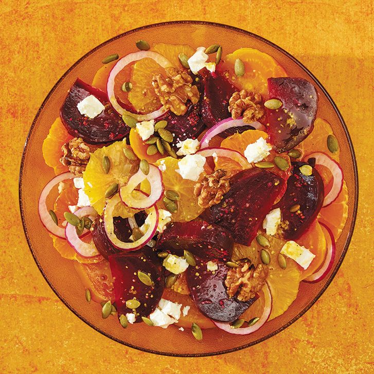 Northern Lights Citrus and Beet Salad with Toasted Walnuts