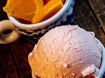 Aperol-Infused Gelato