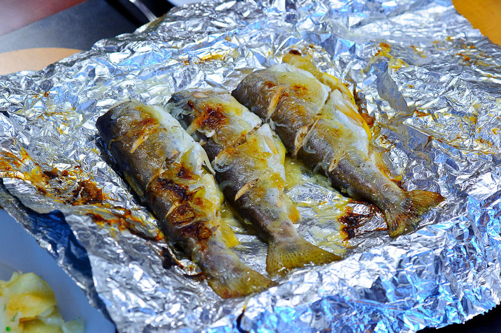 Grilled Utah Trout with Cherry-Ginger Glaze