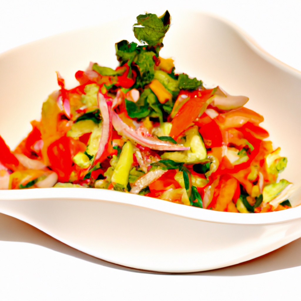 Brazilian Tomato and Onion Vinagrete Salad