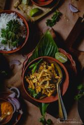Ganges River Sprats Curry with Mustard Leaf and Green Chilies