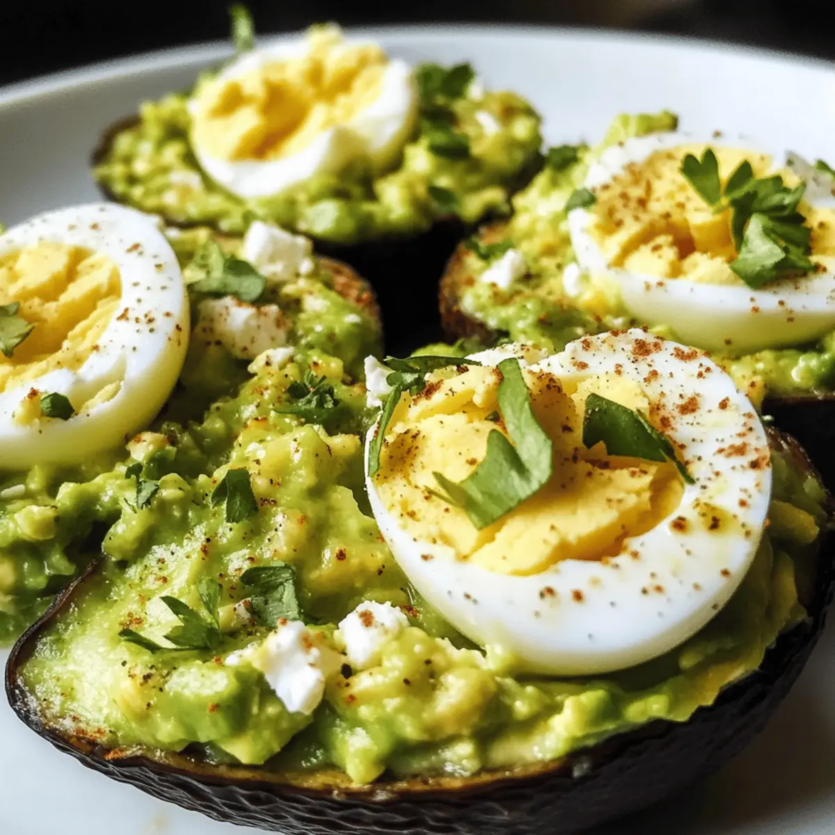 Avocado Egg Salad Cups