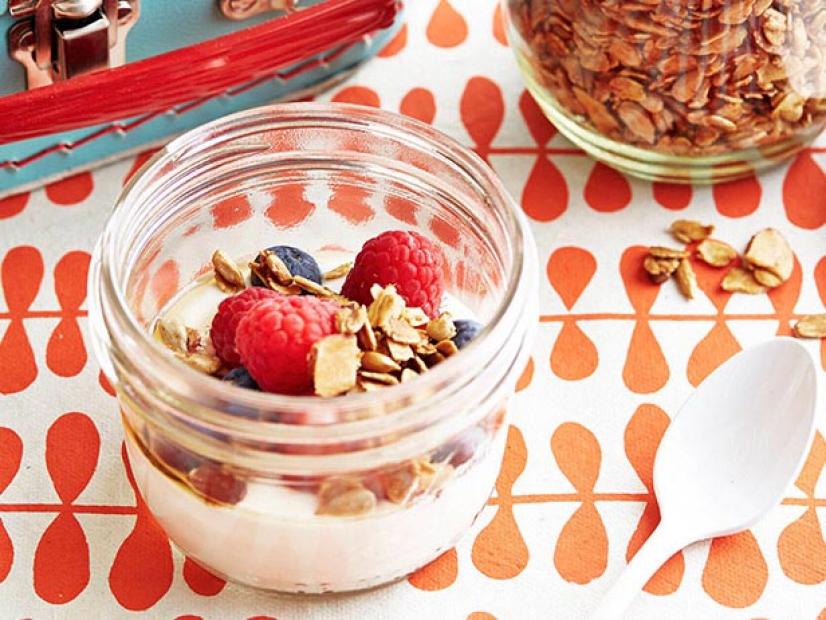 Paper Art-Inspired Berry Parfait with Honey Yogurt