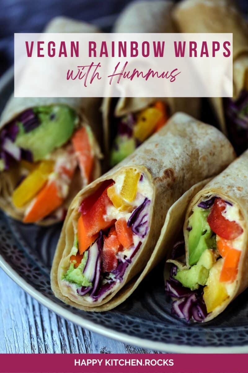 Folded Spade-Infused Vegan Wraps with Luck and Intuition Dressing