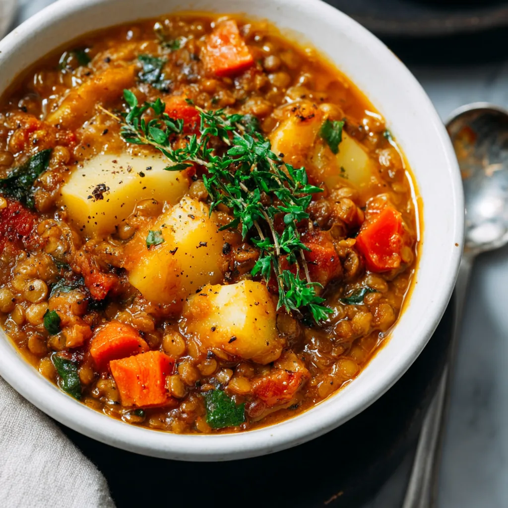 Vegetarian One-Pot Lentil Stew