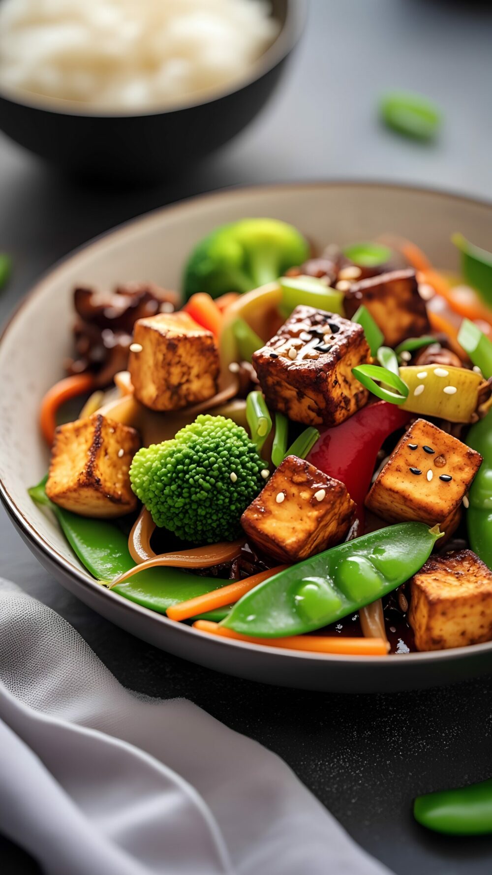 Stir-Fried Tofu with Binary Veggies