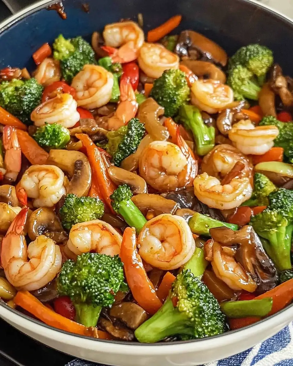 Stir-Fried Shrimp and Vegetable Medley