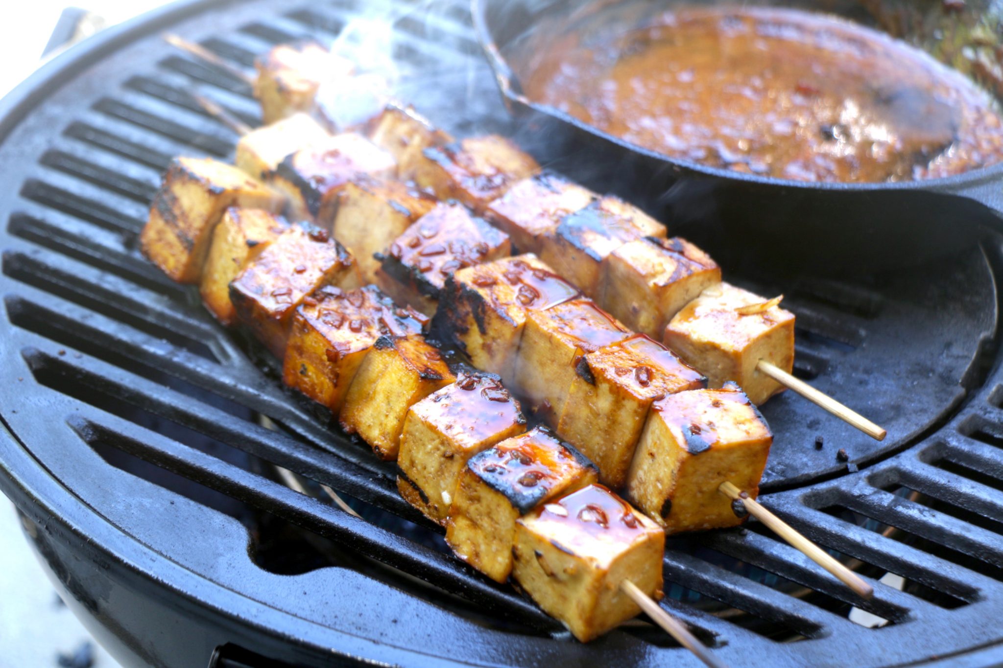 Fire-Kissed Tofu Skewers