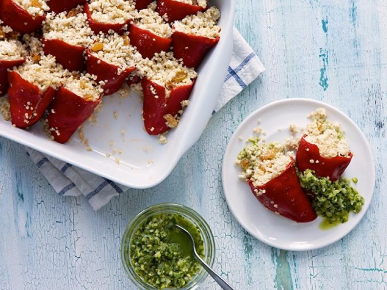 Stuffed Piquillo Peppers with Quinoa and Black Beans