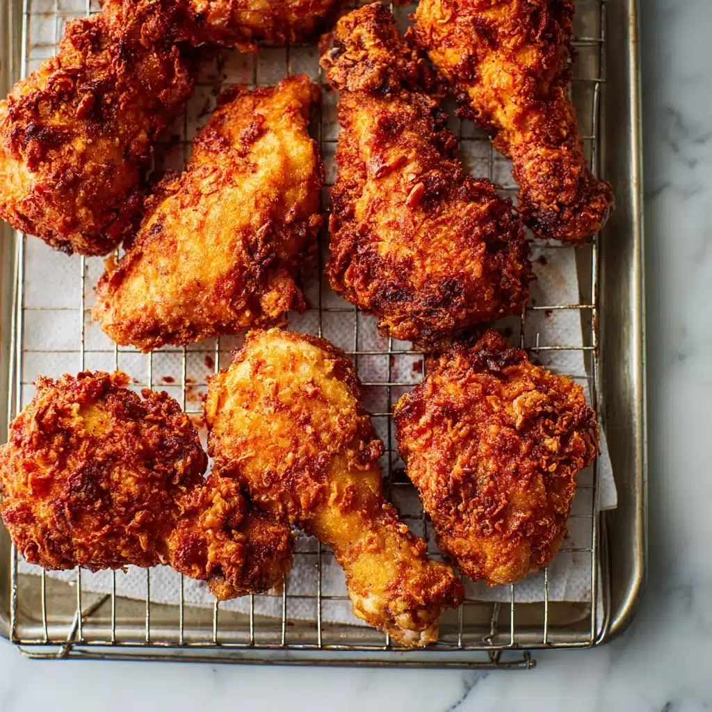 Buttermilk-Brined Crispy Fried Chicken with Spicy Aioli