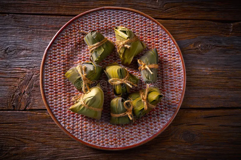 Glutinous Rice Wrapped in Bamboo Leaves (Zongzi)