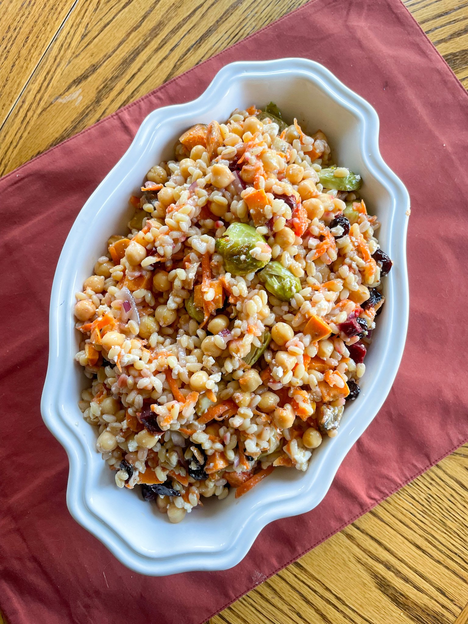 Harvest Grain Salad with Roasted Vegetables