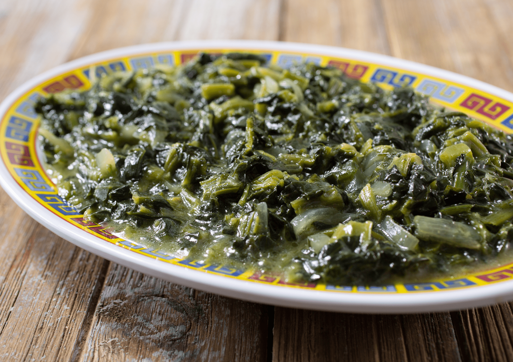 Braised Ethiopian Collard Greens with Garlic and Berbere