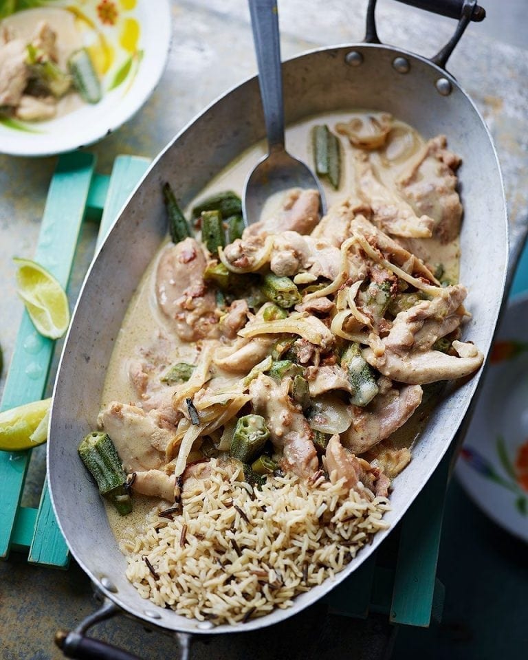 Pan-Seared Brazilian Coconut Chicken Curry