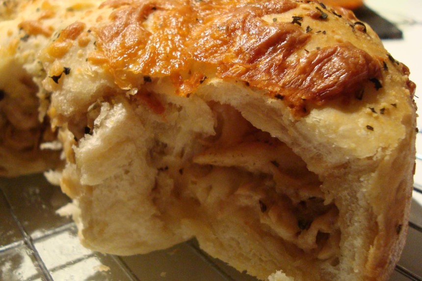 Repurposed Leftover Chicken Pizza Bites