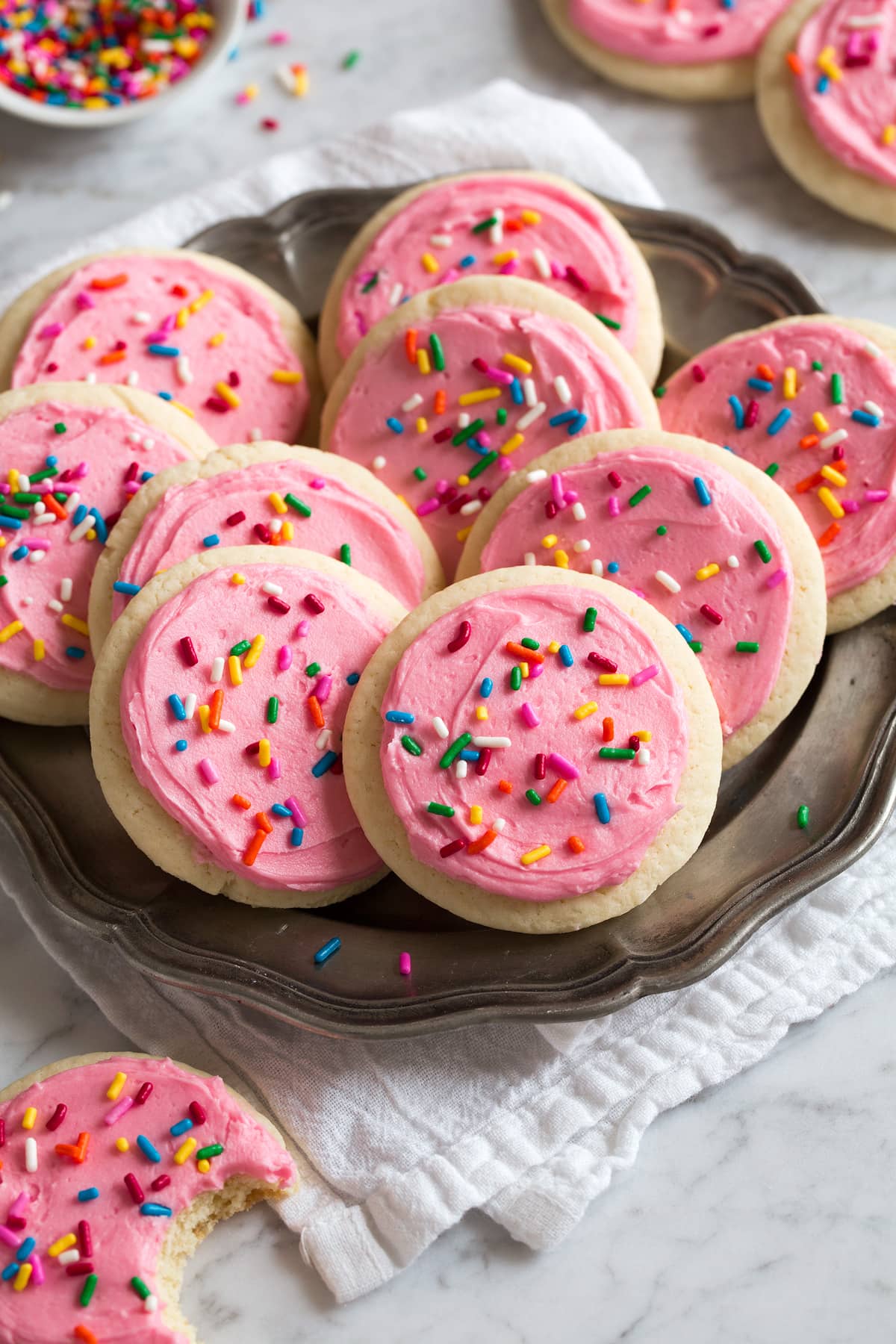 Soft Sugar Cookies with Easy Homemade Icing for Decorating