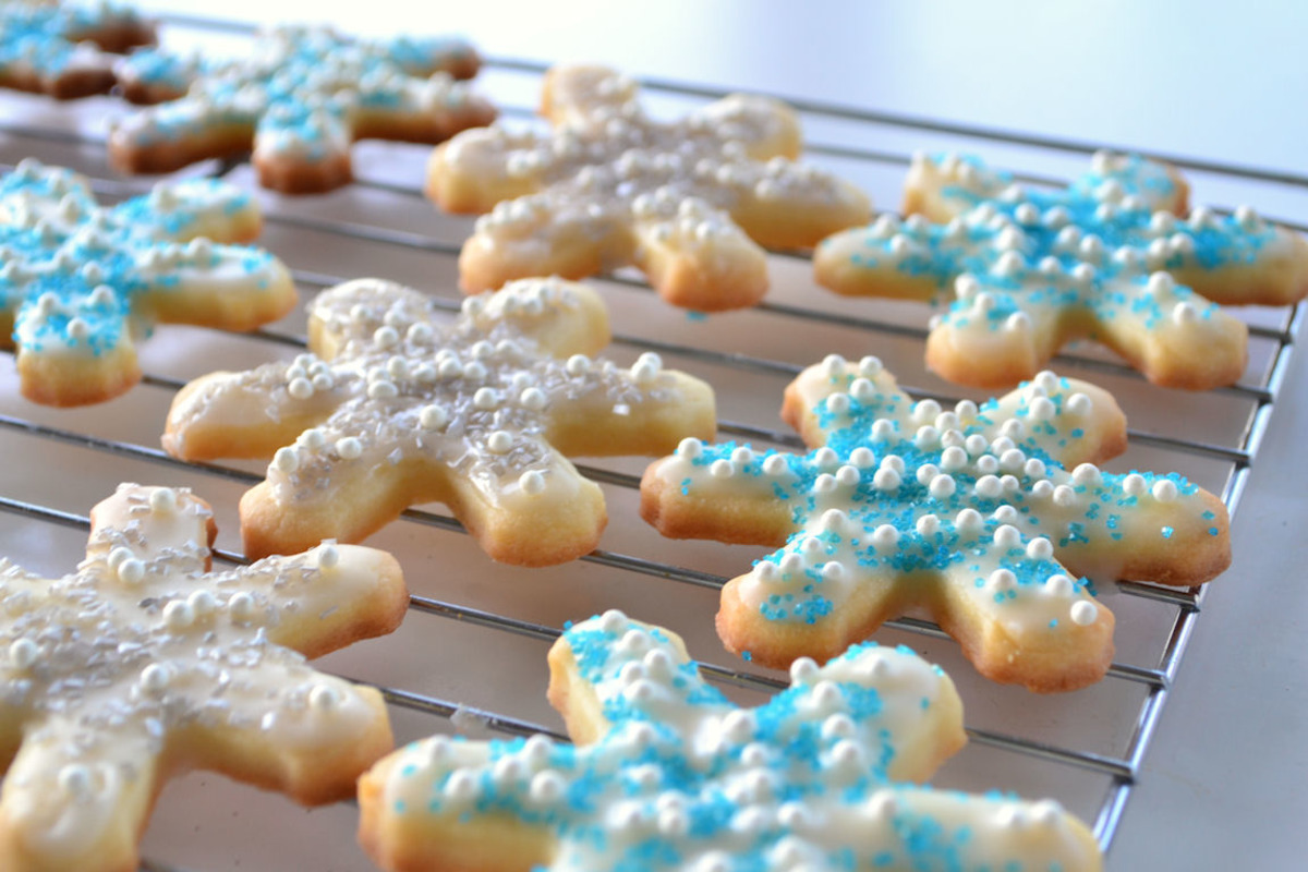 Classic Sugar Cookies with Smooth Vanilla Glaze