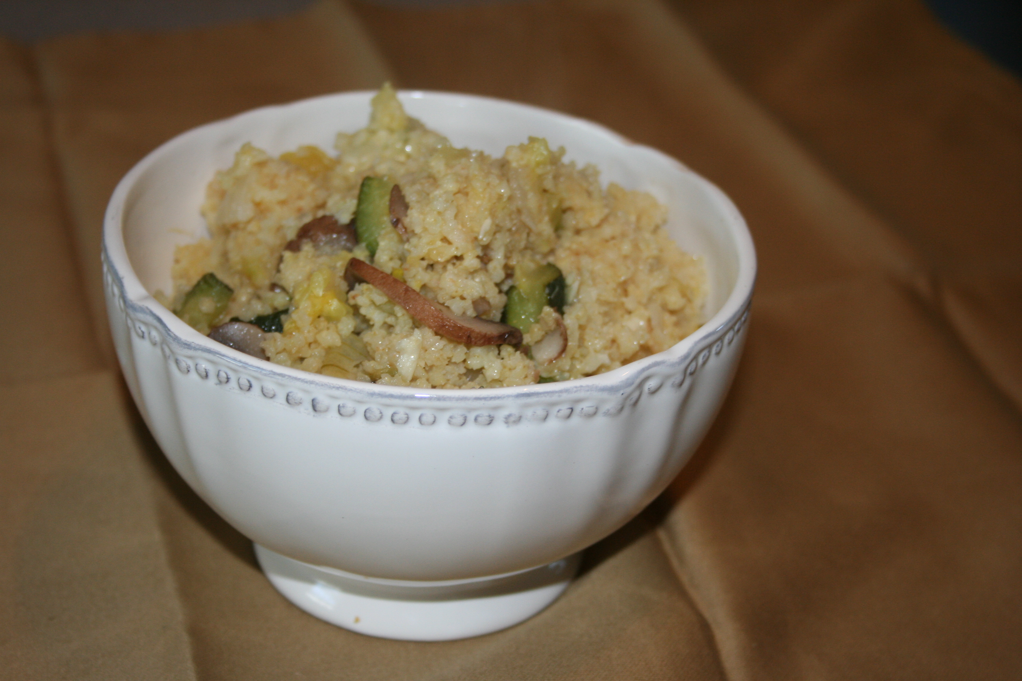 Middle-Neolithic Millet and Rice Vegetable Pilaf