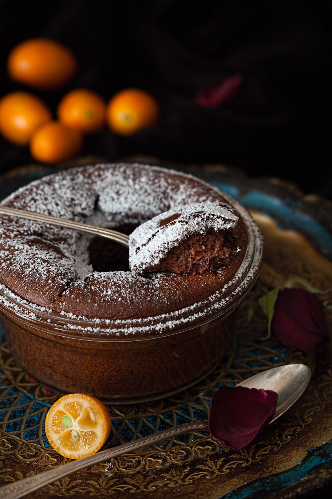 High-Altitude Chocolate Soufflé with Citrus Zest