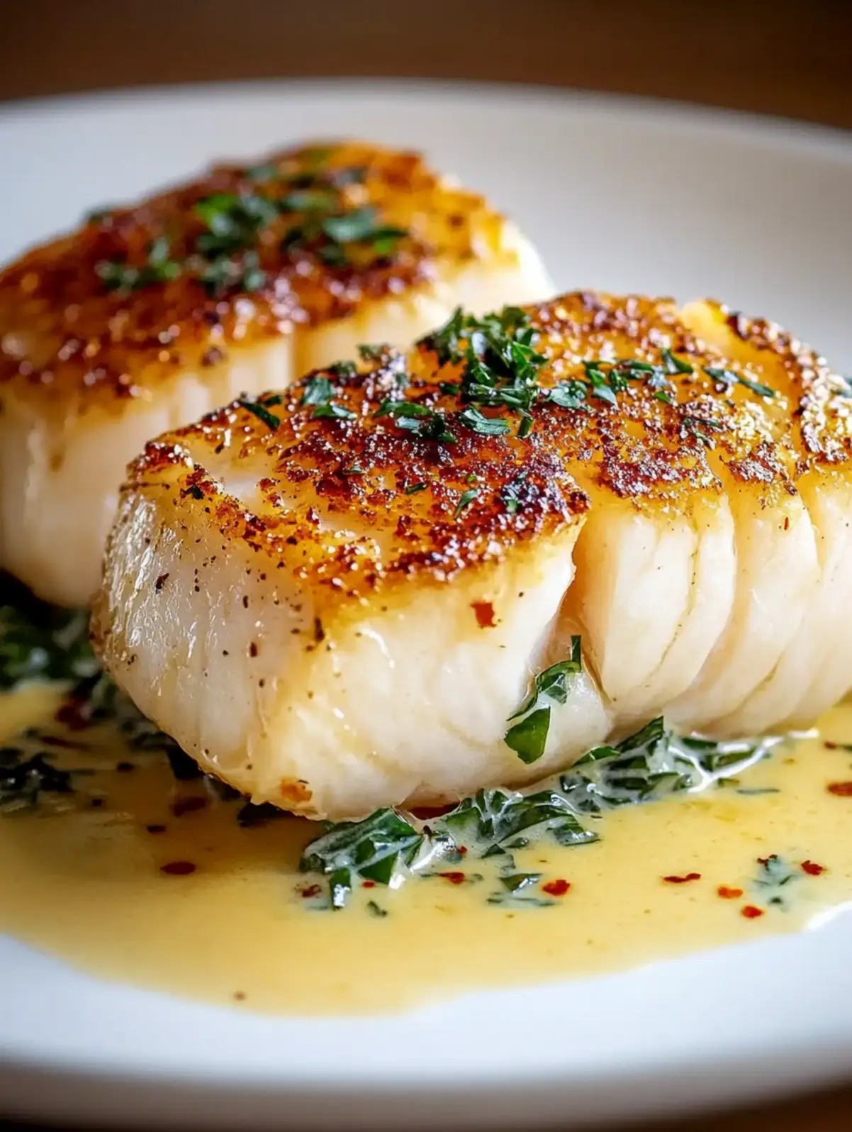 Pan-Seared Spanish Cod with Garlic and Paprika