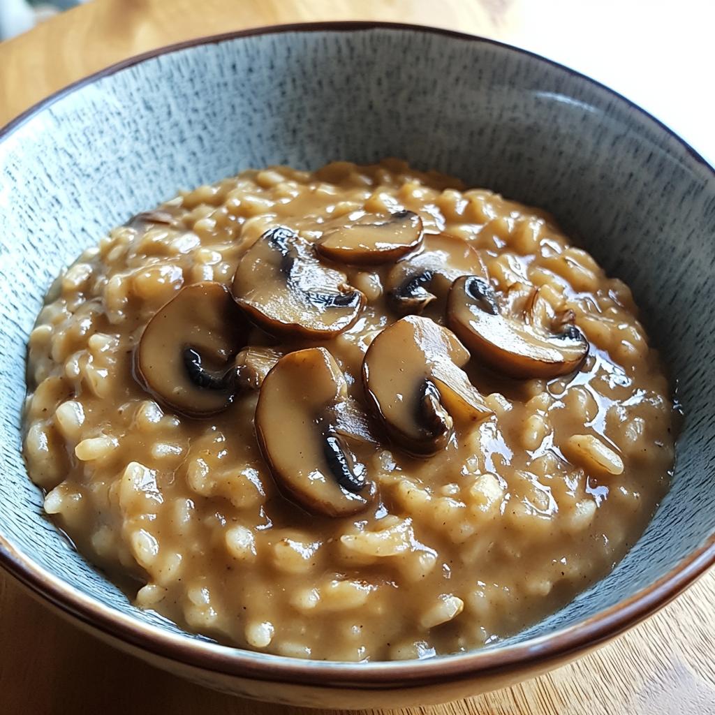 Spiced Chestnut and Mushroom Risotto