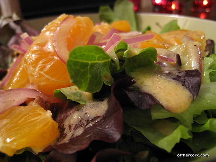 Citrus and Pomegranate Winter Salad with Honey-Dijon Dressing