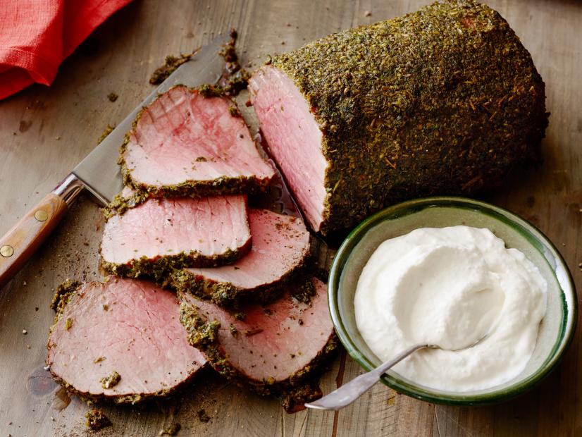 Northern Spice-Rubbed Roast Beef with Horseradish Cream