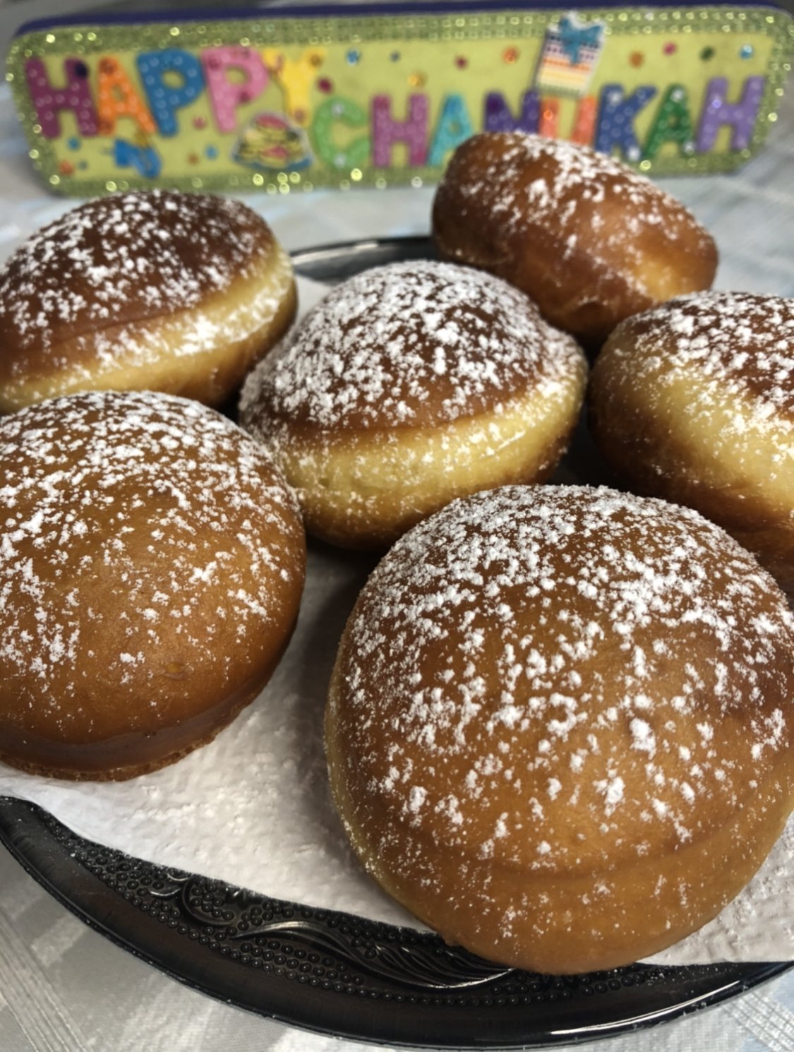 Honey-Rosewater Sufganiyot (Fried Hanukkah Doughnuts)