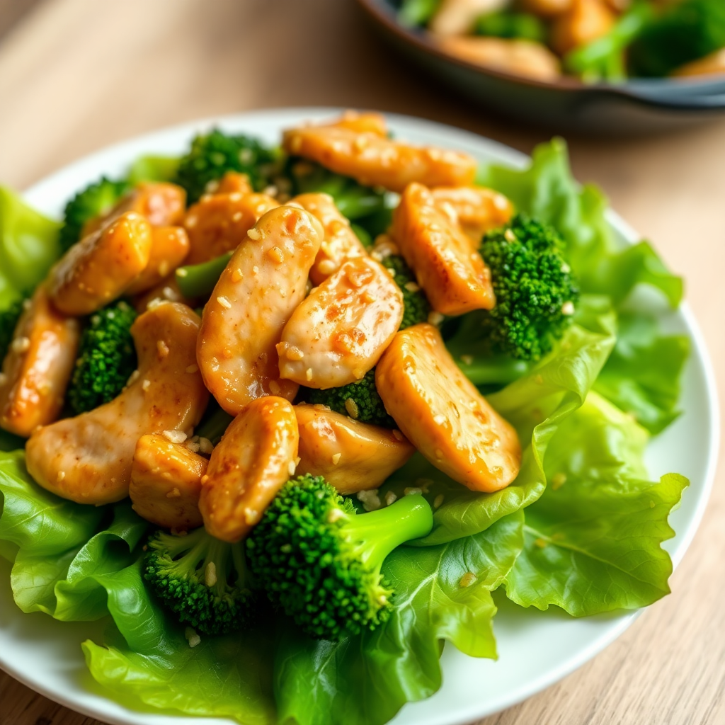 Ginger-Garlic Chicken Stir-Fry with Broccoli